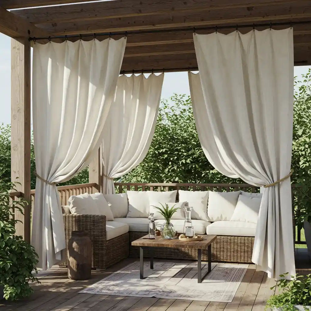 A cheap backyard idea showing a DIY stepping stone path made from concrete with leaf imprints.