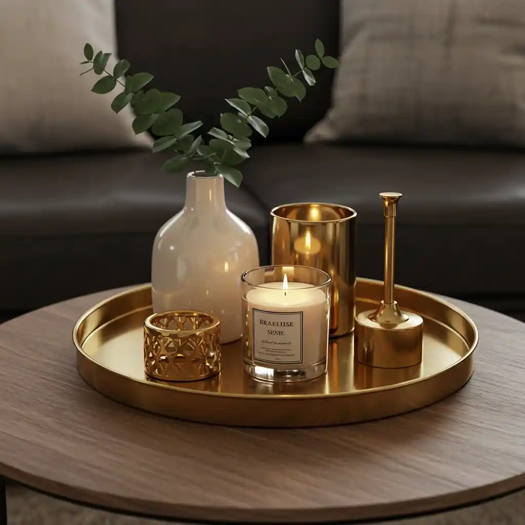 An easy home decor idea showing a stylish, low-maintenance Snake Plant in a ceramic pot and wood stand.