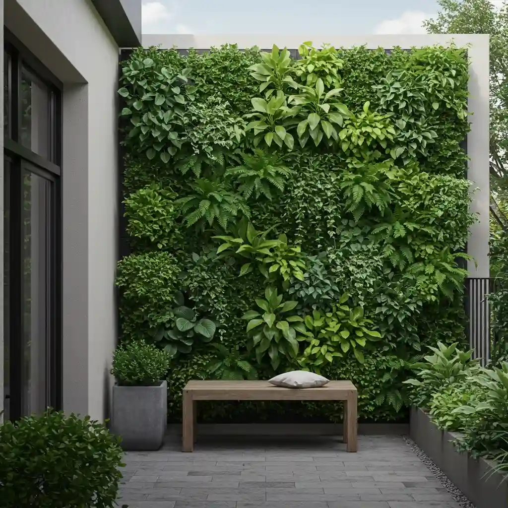 A classic front yard flower bed filled with reliable, long-blooming perennials like coneflowers and black-eyed susans.